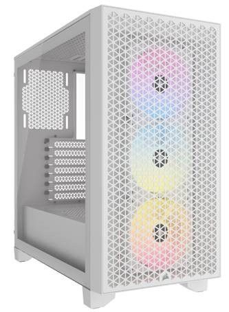 CAJA CORSAIR 3000D RGB AIRFLOW MID-TOWER BLANCA CC