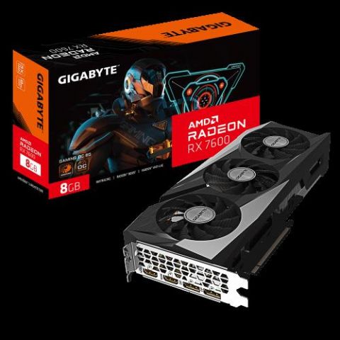 Gigabyte Radeon RX 7600 GAMING OC 8G AMD 8 GB GDDR