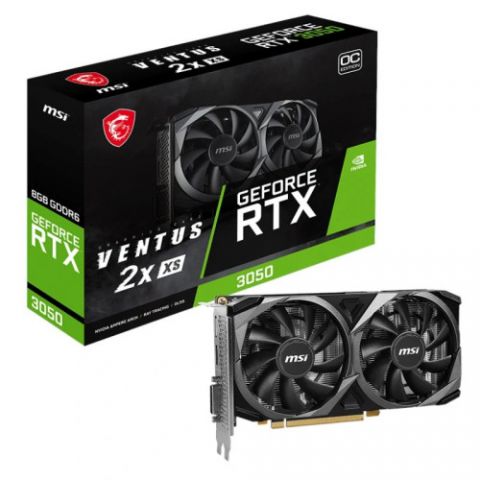 VGA MSI RTX 3050 VENTUS 2X XS 8G OC,NV,RTX3050,GDD