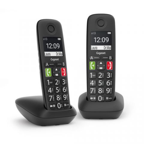 Gigaset E290 Duo Teléfono DECT/analógico Identific