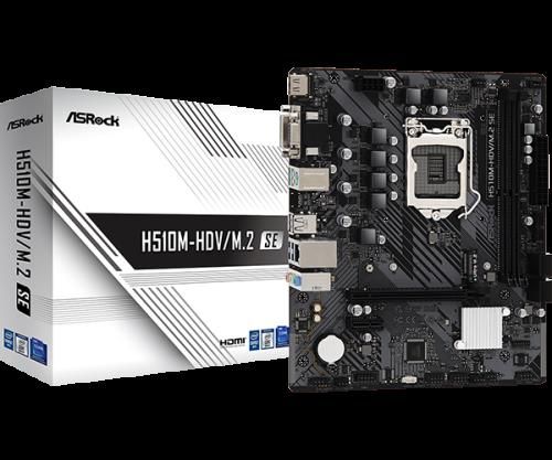 PLACA ASROCK H510M-HDV/M.2 SE,INTEL,1200,H470,2DDR