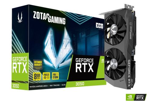 VGA ZOTAC RTX 3050 ECO,NV,RTX3050,GDDR6,8GB,128BIT