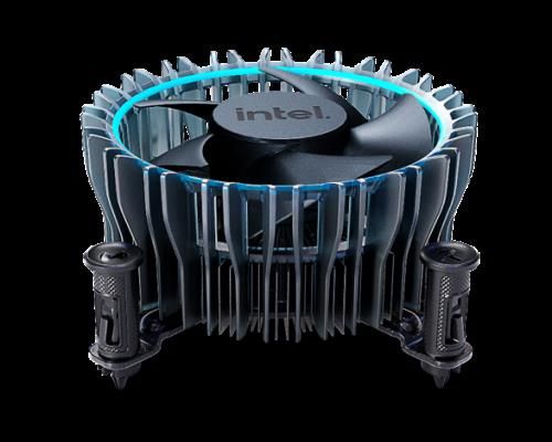 Intel Laminar RM1 Procesador Ventilador Negro, Azu