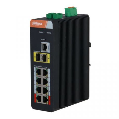 (DH-IS4210-8GT-120) DAHUA SWITCH INDUSTRIAL L2 GES
