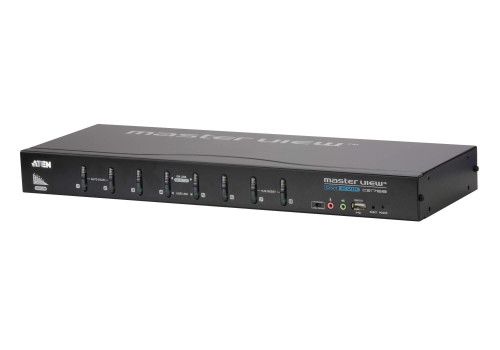 ATEN SWITCH 8-PORT USB DVI KVM WITH USB PERIPHERAL