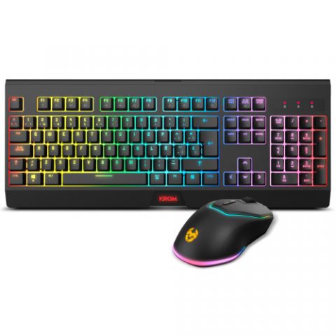 Krom KABALA teclado Ratón incluido RF inalámbrico