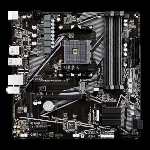 Gigabyte A520M DS3H V2 (rev. 1.0) Zócalo AM4 micro