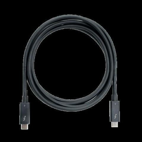 QNAP CAB-TBT4-2M cable Thunderbolt 40 Gbit/s Negro