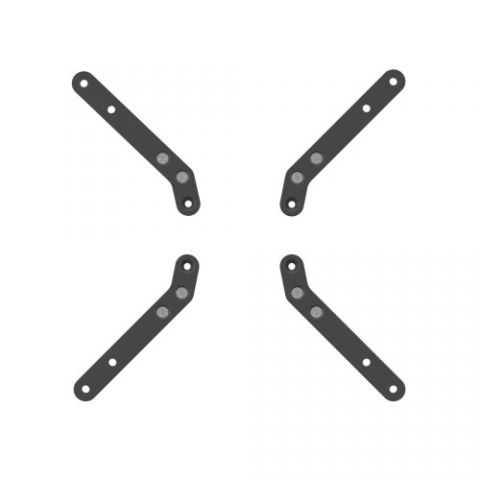 Vogel's Extensores VESA MOMO A003 (negro)