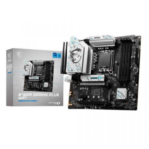 PLACA MSI B760M GAMING PLUS WIFI,INTEL,1700,B760,4