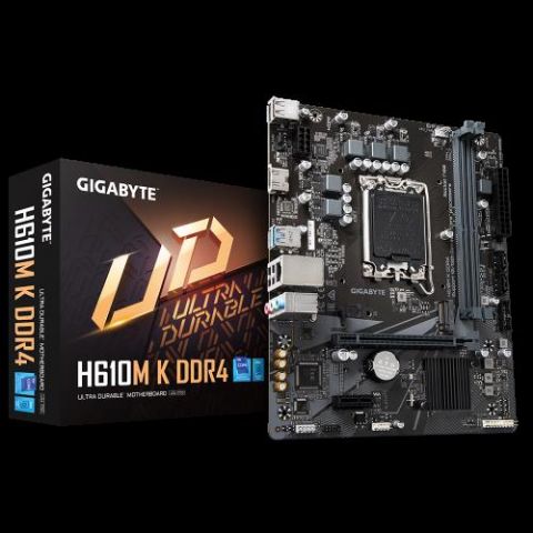 PLACA GIGABYTE H610M K DDR4,INTEL,1700,H610,2DDR4,