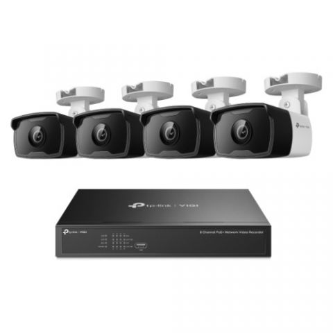 TP-LINK VIGI 3MP BULLET IPC + 08 CHANNEL POE+ NVR