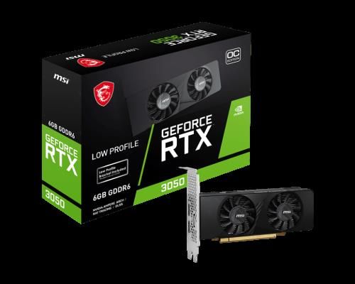 VGA MSI RTX 3050 LP 6G OC,NV,RTX3050,GDDR6,6GB,96B