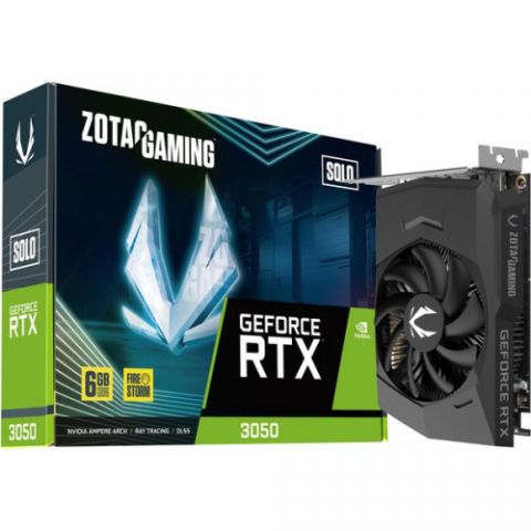VGA ZOTAC RTX 3050 6GB SOLO GDDR6,NV,RTX3050,GDDR6
