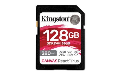 Kingston Technology Canvas React Plus 128 GB SDXC