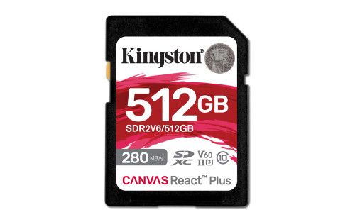 Kingston Technology Canvas React Plus 512 GB SDXC
