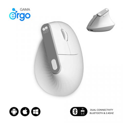 SUBBLIM NATURE VERTICAL ERGO DUAL MOUSE BATTERY WH