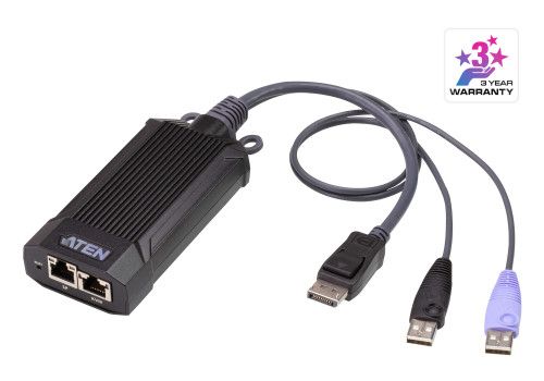ATEN KG9900T interruptor KVM Negro, Púrpura