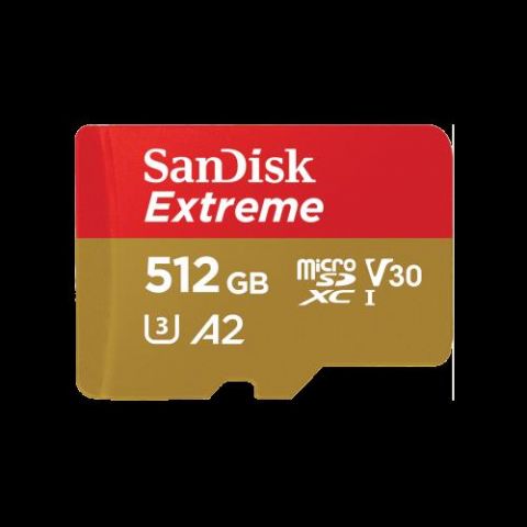 SanDisk Extreme 512 GB MicroSDHC UHS-I Clase 10