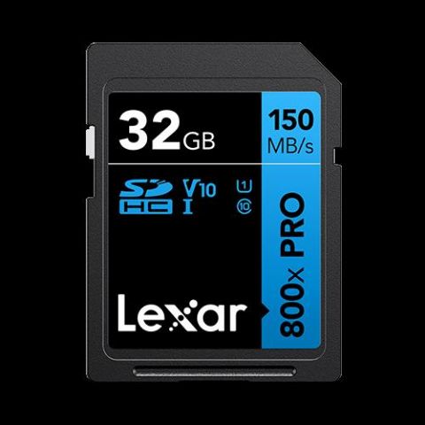 Lexar High-Performance 800xPRO 32 GB SDHC UHS-I Cl