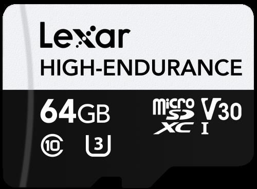Lexar High-Endurance 64 GB MicroSDXC UHS-I Clase 1