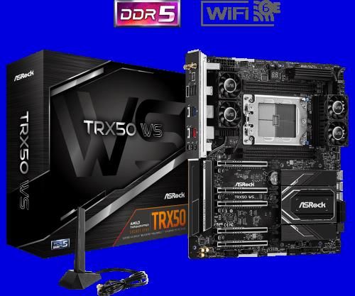 Asrock TRX50 WS AMD TRX50 Socket sTR5 ATX extendid