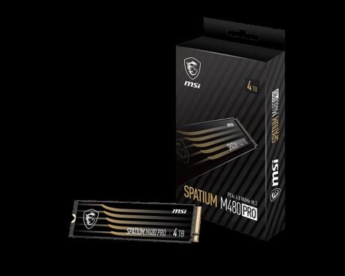 MSI SSD SPATIUM M480 PRO M.2 PCIE 4TB PCI Express
