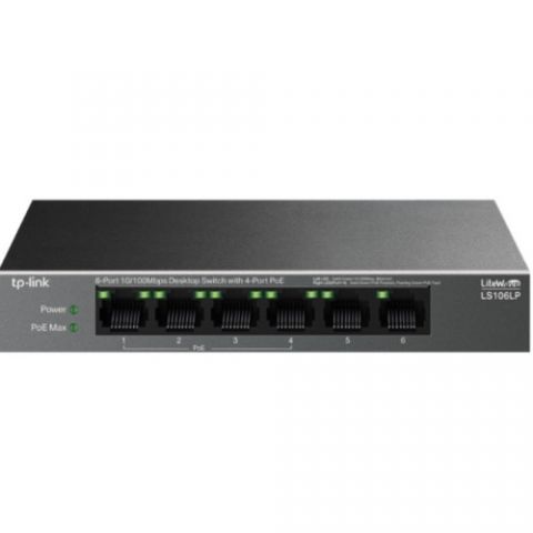 TP-LINK SWITCH DE SOBREMESA DE 6 PUERTOS 10/100 MB