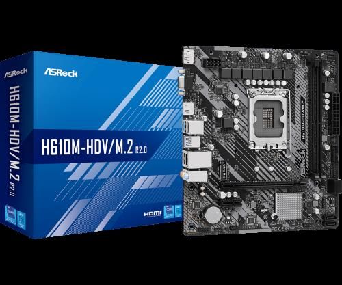 Asrock H610M-HDV/M.2 R2.0 Intel H610 LGA 1700 micr