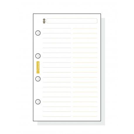 RECAMBIO AGENDA FINOCAM C154 CLASSIC 601 56x89 TEL