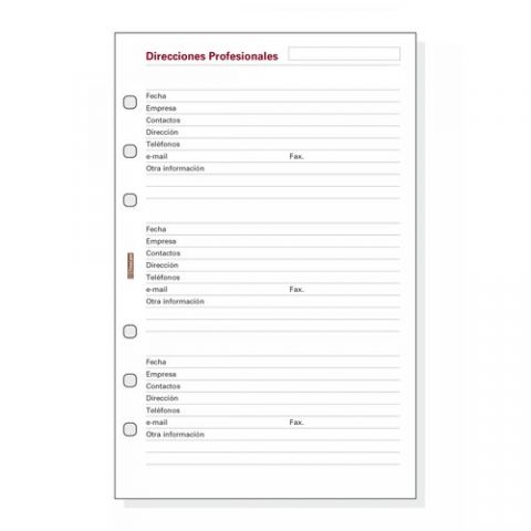 RECAMBIO AGENDA FINOCAM R551 OPEN 500 DIRECCIONES