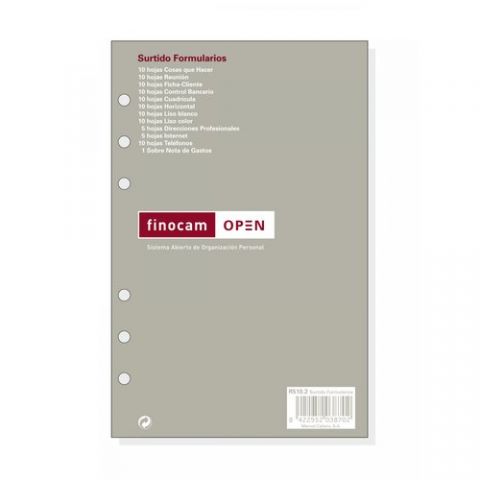 RECAMBIO AGENDA CATALAN FINOCAM R510.2C OPEN 500 1