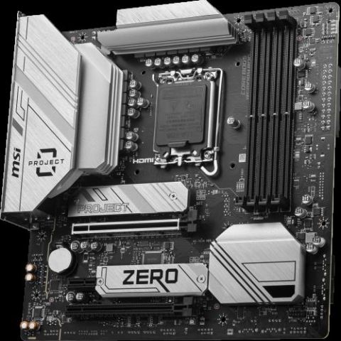 PLACA MSI B760M PROJECT ZERO,BTF,INTEL,1700,B760,4