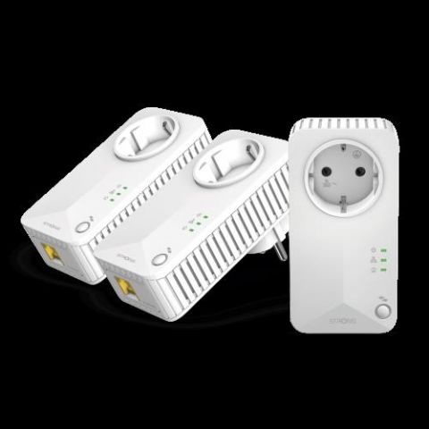 Strong Powerline 600 Triple Pack EU V2 600 Mbit/s