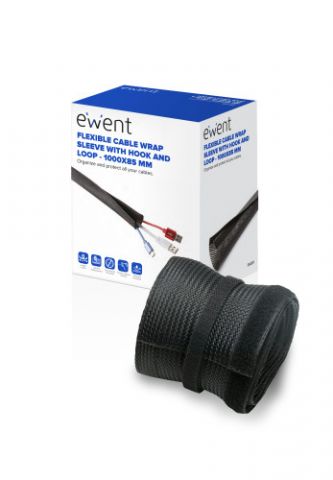 Ewent EW1557 organizador de cables Universal Pasac