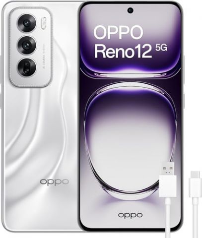 OPPO RENO 12 5G 256GB 12GB SILVER + CABLE USB