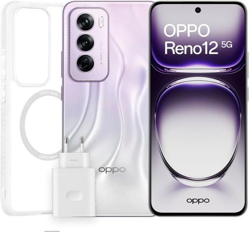 OPPO RENO 12 5G 256GB 12GB SILVER CASE/STIC/CAR 80