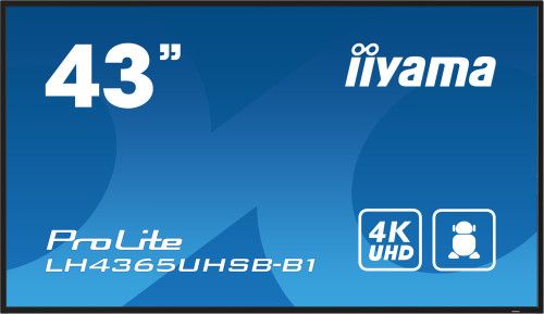 iiyama LH4365UHSB-B1 pantalla de señalización Dise
