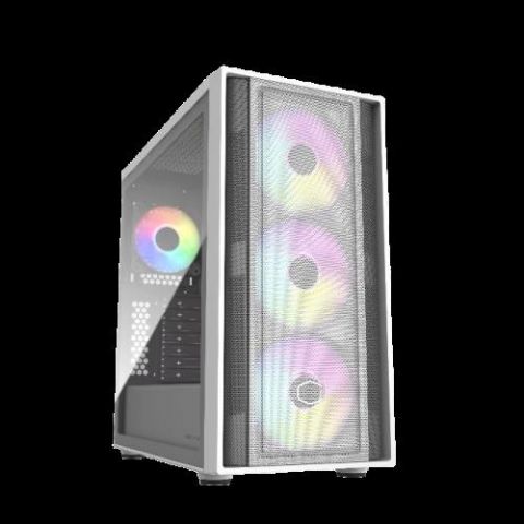 Cooler Master MasterBox 600 White Escritorio Blanc