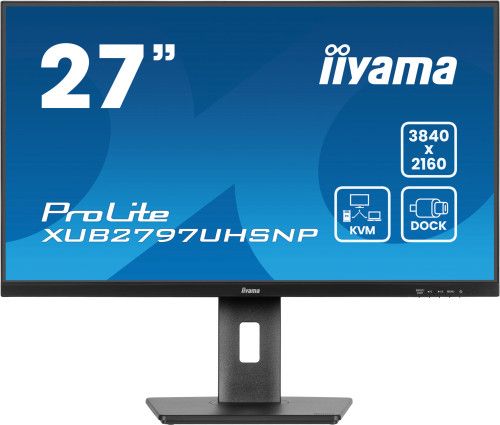 MONITOR IIYAMA 27 PULGADAS, IPS, DOCK, KVM, 96W, 3