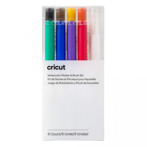 Cricut 2009979 marcador 8 pieza(s) Negro, Azul, Ve