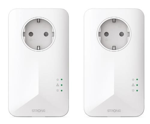 Strong PowerLine 1000 Kit 1000 Mbit/s Ethernet Bla