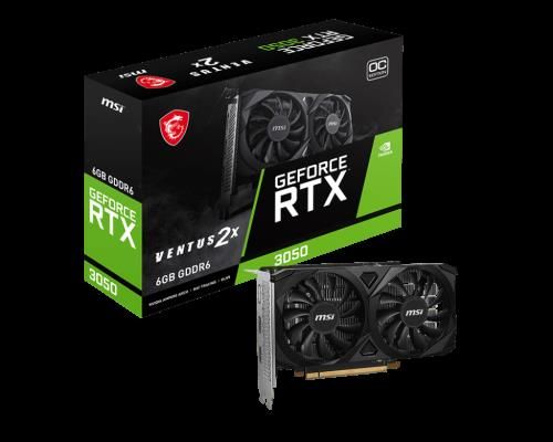 MSI VENTUS GeForce RTX 3050 2X E 6G OC NVIDIA 6 GB