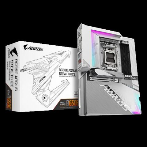 GIGABYTE B650E AORUS STEALTH ICE - Compatible con