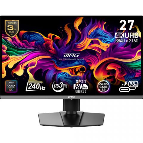 MSI MPG 272URX QD-OLED pantalla para PC 67,3 cm (2
