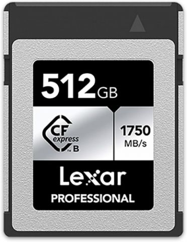 LEXAR 512GB PROFESSIONAL CFEXPRESS TYPE B CARD SIL
