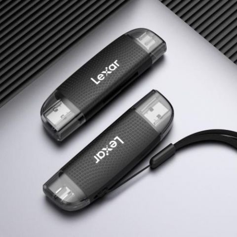 LEXAR DUAL SLOT USB-A/C  MICROSD CARD USB 3.1 READ