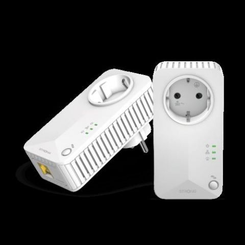 Strong Powerline 600 Duo 600 Mbit/s Ethernet Blanc