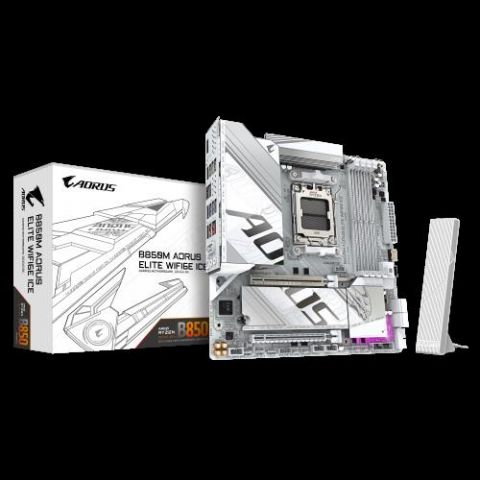 GIGABYTE B850M AORUS ELITE WIFI6E ICE Placa Base -