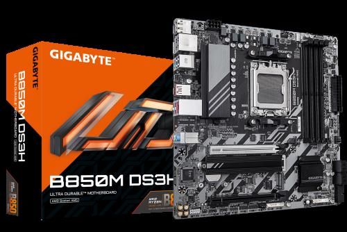 GIGABYTE B850M DS3H Placa Base - Procesadores AMD